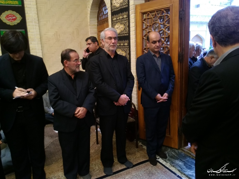 مراسم بزرگداشت مرحوم درازگیسو از طرف نماینده ولی فقیه در استان و استاندار گلستان برگزار شد