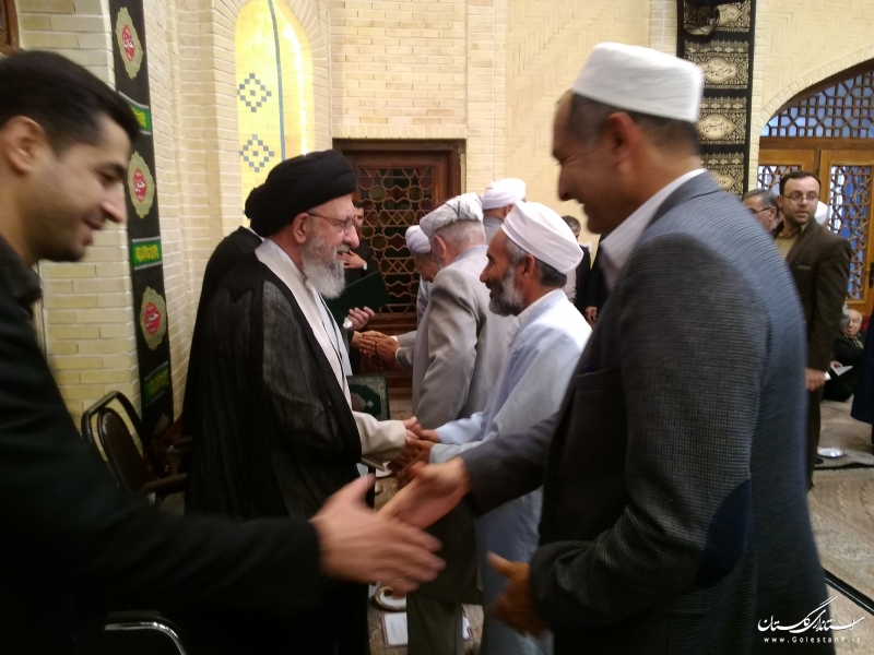 مراسم بزرگداشت مرحوم درازگیسو از طرف نماینده ولی فقیه در استان و استاندار گلستان برگزار شد