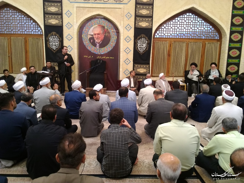 مراسم بزرگداشت مرحوم درازگیسو از طرف نماینده ولی فقیه در استان و استاندار گلستان برگزار شد
