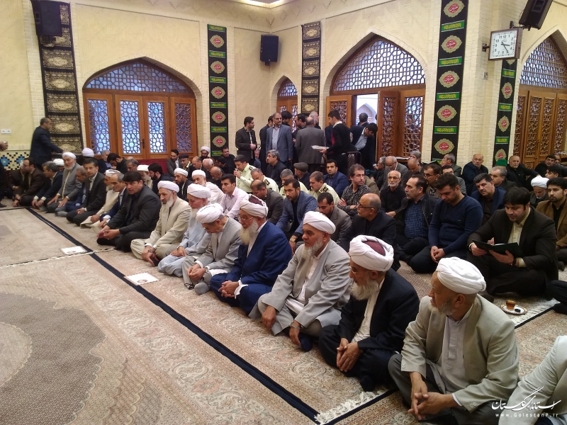 مراسم بزرگداشت مرحوم درازگیسو از طرف نماینده ولی فقیه در استان و استاندار گلستان برگزار شد