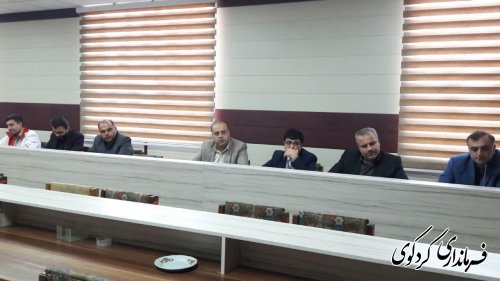 جلسه هماهنگی سیزده آبان 98 با حضور دستگاههای اجرایی شهرستان برگزارشد