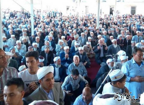 مراسم فارغ التحصیلی طلاب حوزه علمیه"احمدیه روستای چن سولی"شهرستان آق قلا برگزار شد