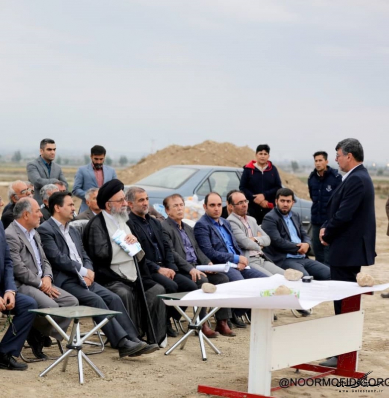 بازدید نماينده ولی فقيه در استان گلستان از اراضی کشاورزی روستای محمدآباد گرگان