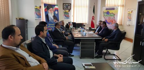 حضور معاون سیاسی امنیتی استاندار گلستان در اداره کل پدافند غیرعامل استان