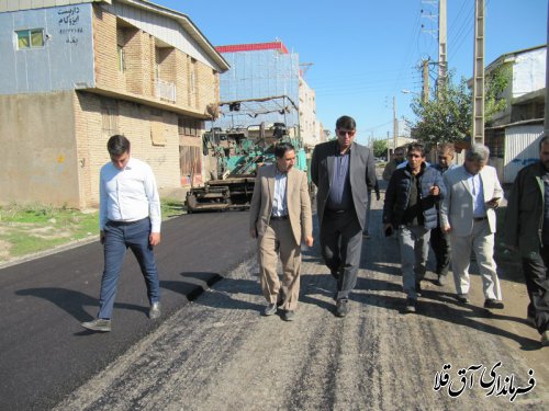 آسفالت دو هزار متر مربع از معابر روستای پیرواش سفلی با اعتبار 100 میلیون تومان