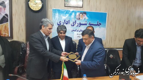 معاون سیاسی، امنیتی و اجتماعی فرمانداری شهرستان ترکمن معارفه شد