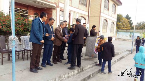 زنگ هفته کتاب و کتابخوانی در مدرسه خلیج فارس کلاله به صدا درآمد