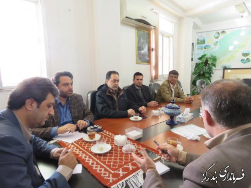دیدار مدیرکل راه و شهرسازی گلستان با فرماندار بندرگز