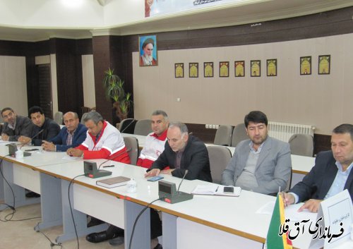 جلسه شورای ساماندهی سالمندان و کمیته مناسب سازی مبلمان شهری شهرستان آق قلا