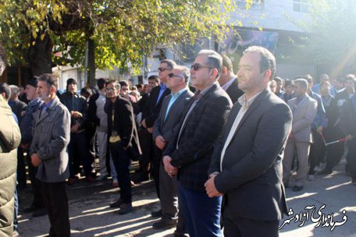 راهپیمایی باشکوه مردم ولایتمدار شهرستان آزادشهر در حمایت از فرمایشات مقام معظم رهبری