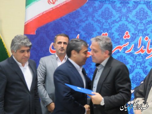 آئین معارفه سرپرست فرمانداری شهرستان رامیان برگزار گردید