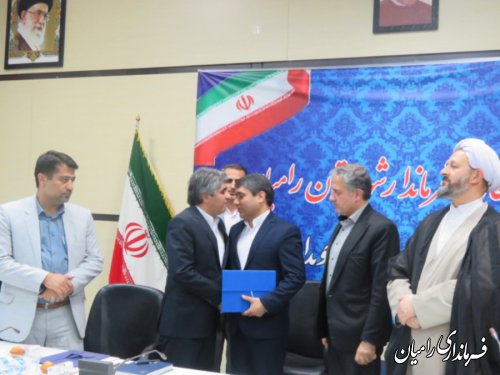 آئین معارفه سرپرست فرمانداری شهرستان رامیان برگزار گردید