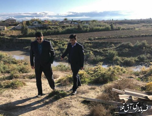 فرماندار اق قلا از روستای گوگ تپه دو بازدید کرد