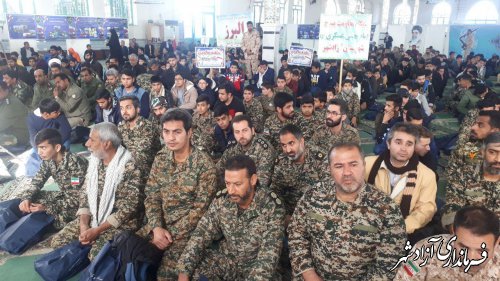 تفکر بسیجی و اقدام و عمل به هنگام راه عبور از همه بحران های داخلی و خارجی است