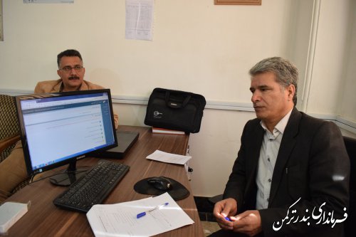 بازدید فرماندار شهرستان ترکمن از اولین مانور سراسری انتخابات