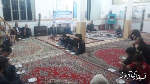 برپایی میز خدمت مسئولین شهرستان آزادشهر در روستای تیلان از توابع بخش مرکزی
