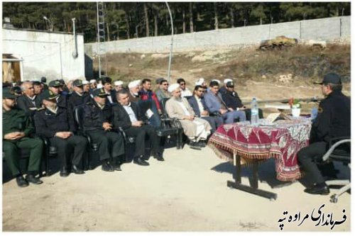عملیات اجرایی پاسگاه انتظامی گلیداغ آغاز شد