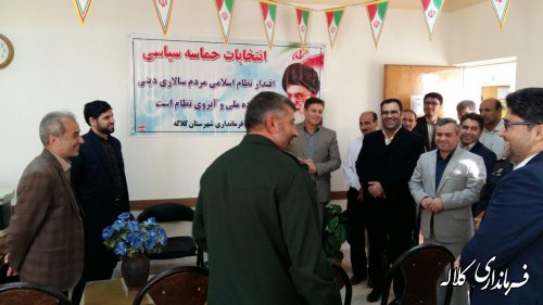 افتتاح دبیرخانه ستاد انتخابات شهرستان کلاله