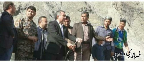 میز خدمت در آخرین نقطه شهرستان مراوه تپه.