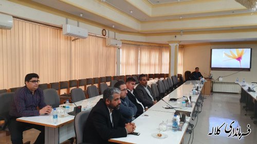 جلسه مناسب سازی محیط و مبلمان شهری و شورای سالمندان کلاله برگزار شد