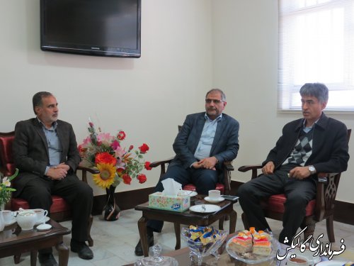 دیدار مدیرکل منابع طبیعی گلستان با فرماندار گالیکش