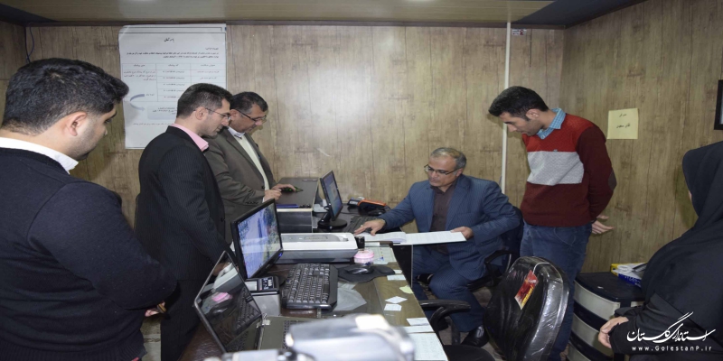 مدیرکل ثبت احوال استان گلستان از اداره ثبت احوال رامیان بازدید کرد