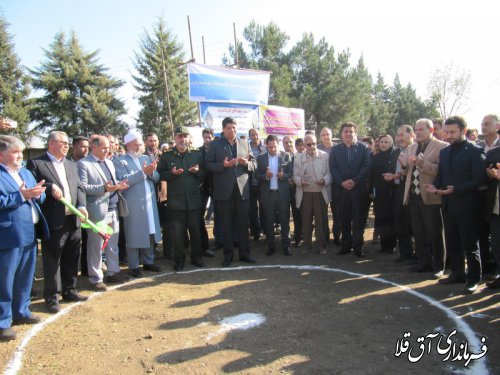 آغاز عملیات اجرایی ساخت دبستان روستای قوشچان آباد با اعتبار 25 میلیارد ریال
