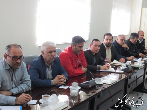 جلسه ستاد پیشگیری، هماهنگی و فرماندهی عملیات پاسخ به بحران شهرستان گالیکش برگزار شد