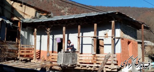 بازدید فرماندار کردکوی از روستای کوهستانی کنداب