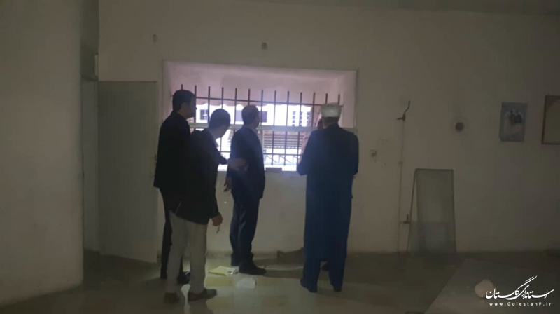 بازدید استاندار گلستان از کتابخانه شهرستان آق قلا