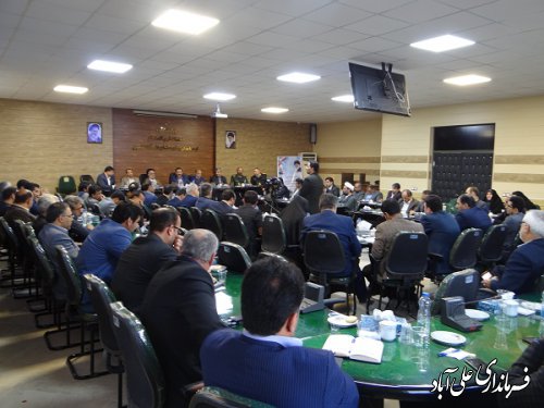 هشتمین جلسه شورای اداری علی آبادکتول با محوریت "اقدامات و انتظارات در حوزه های بهداشت و درمان"