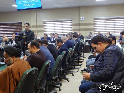 هشتمین جلسه شورای اداری علی آبادکتول با محوریت "اقدامات و انتظارات در حوزه های بهداشت و درمان"