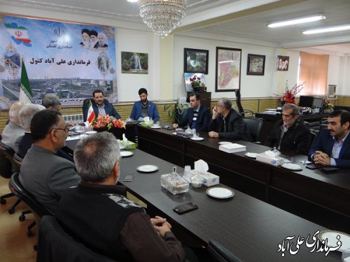 برگزاری جلسه هماهنگی هیات نظارت و اجرائی ستاد انتخابات شهرستان علی آبادکتول
