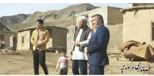 تلاش فرماندار شهرستان مراوه تپه برای ارائه خدمات به محروم ترین روستای این شهرستان