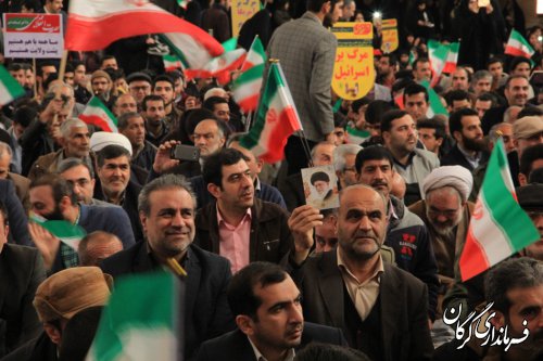 تجمع بزرگ یوم الله ۹ دی، روز بصیرت میثاق اُمَّت با ولایت در گرگان برگزار شد