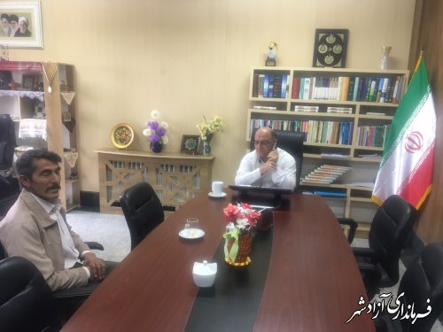 ملاقات چهره به چهره فرماندار آزادشهر با جمعی از شهروندان این شهرستان برگزار شد