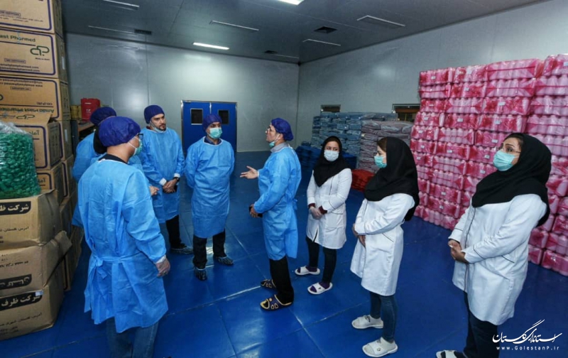 بازدید استاندار گلستان از واحدهای تولیدی در شهرک صنعتی آق قلا