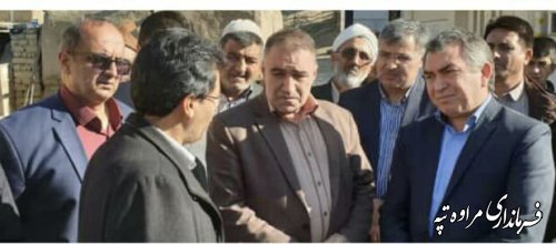 بازدید مدیرکل راه و شهرسازی گلستان از راهها و ابنیه شهرستان مراوه تپه