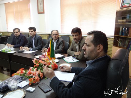 برگزاری جلسه کارگروه گندم، آرد و نان شهرستان علی آبادکتول
