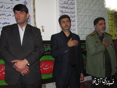 مراسم بزرگداشت"شهید سپهبد سلیمانی"در شهرستان آق قلا برگزار شد