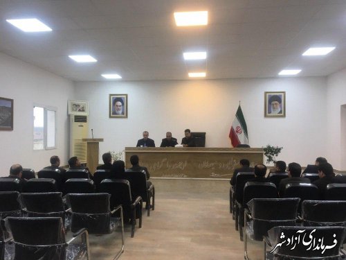 روسای ادارات و دستگاه های اجرایی شهرستان آزادشهر از ظرفیت سربازان امریه به نحو مطلوب استفاده کنند