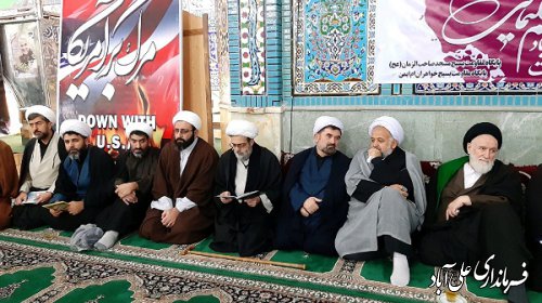 برگزاری مراسم بزرگداشت شهادت سردار رشید اسلام حاج قاسم سلیمانی