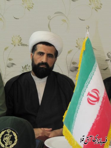آئین معارفه امام جمعه اهل تشیع بخش وشمگیر شهرستان آق قلا برگزار شد