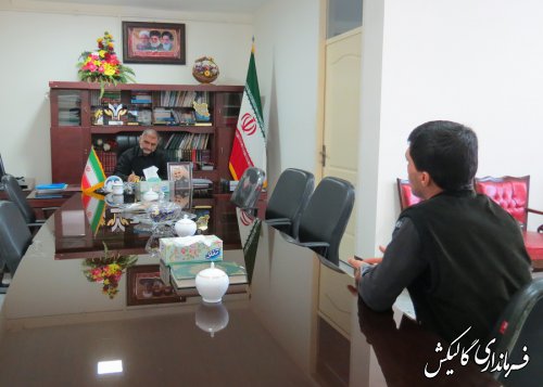 ملاقات عمومی فرماندار گالیکش با  شهروندان برگزار شد