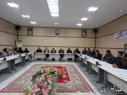 نشست فرماندار رامیان با کاربران انتخابات یازدهمین دوره مجلس شورای اسلامی