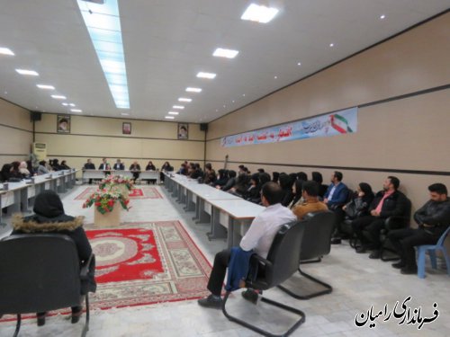 نشست فرماندار رامیان با کاربران انتخابات یازدهمین دوره مجلس شورای اسلامی