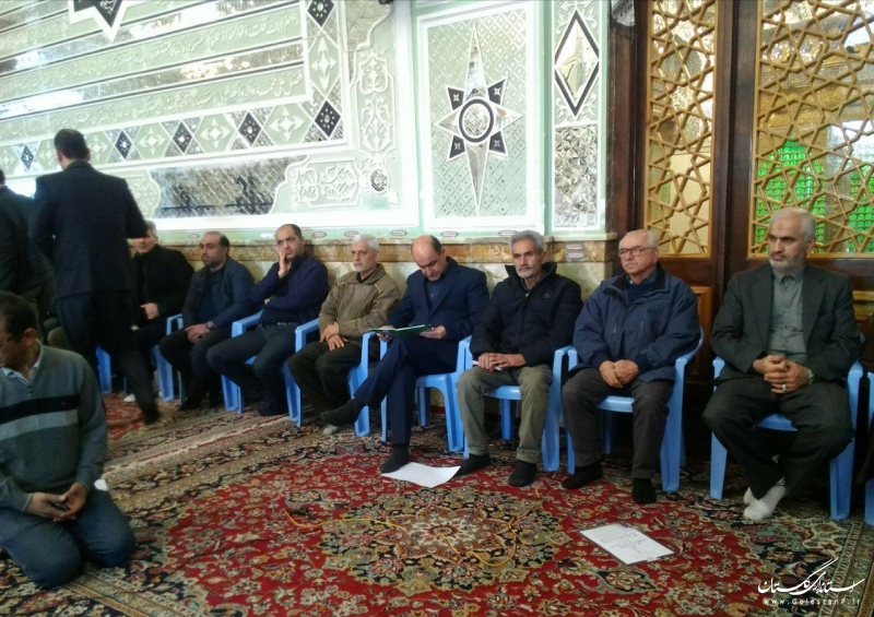 حضور استاندار گلستان در مراسم یادبود شهدای گلستانی سانحه هواپیمای ایران _ اوکراین