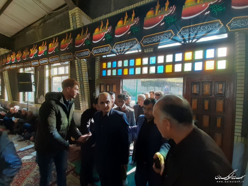 حضور استاندار گلستان در مراسم سومین روز درگذشت مدیرکل بنیاد مسکن استان