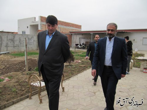دبیر شورای هماهنگی مبارزه با مواد مخدر استان از مراکز ترک اعتیاد شهر آق قلا بازدید کرد