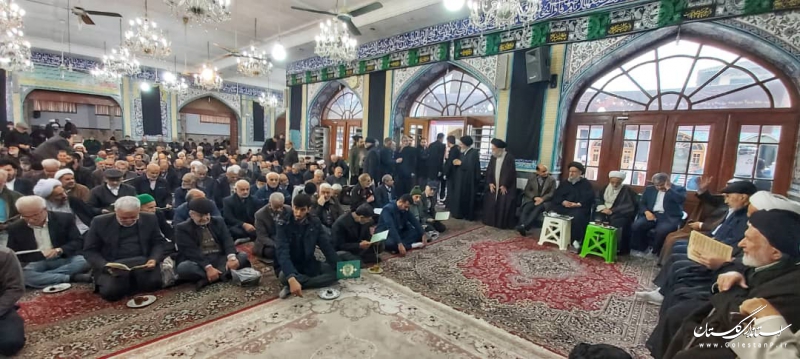  حضور استاندار گلستان در مراسم هفتمین روز بزرگداشت ارتحال آیت الله میبدی(ره) 